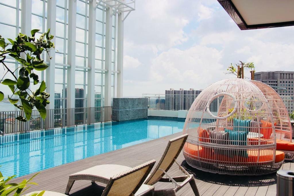 Suasana Jb At Jb Center Luxury Modern & Rustic 1Br Apt For Bussiness,Vacation Trips Johor Bahru Ngoại thất bức ảnh